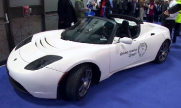 Tesla Roadster at NESEA